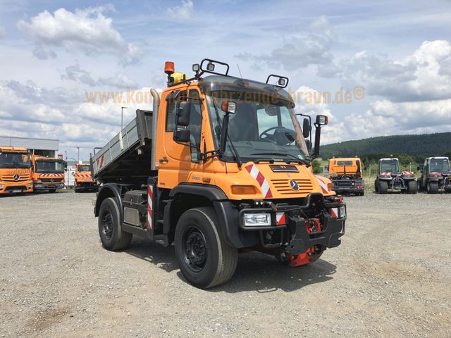 Unimog U400 6 Zyl.*nur 9500 B/Std.*ZW*Hydrostat*Kipper