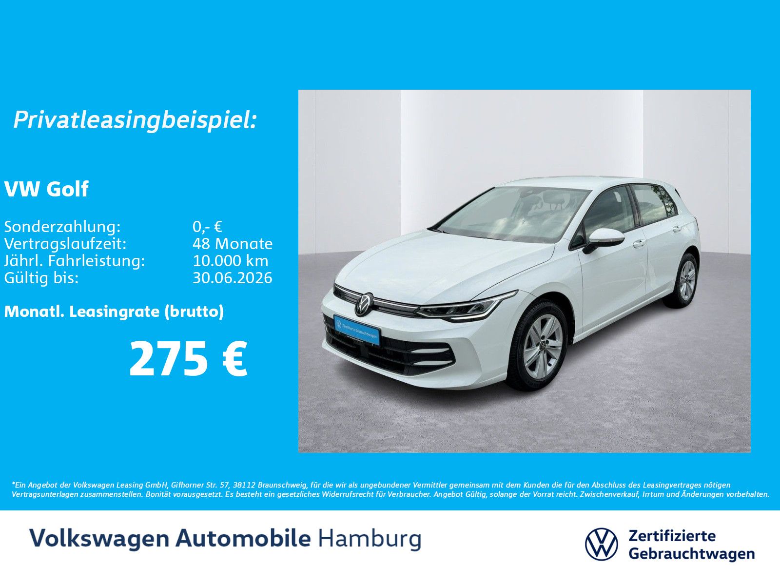 Volkswagen Golf VIII 1.5 TSI Life Kamera LED Sitzhzg