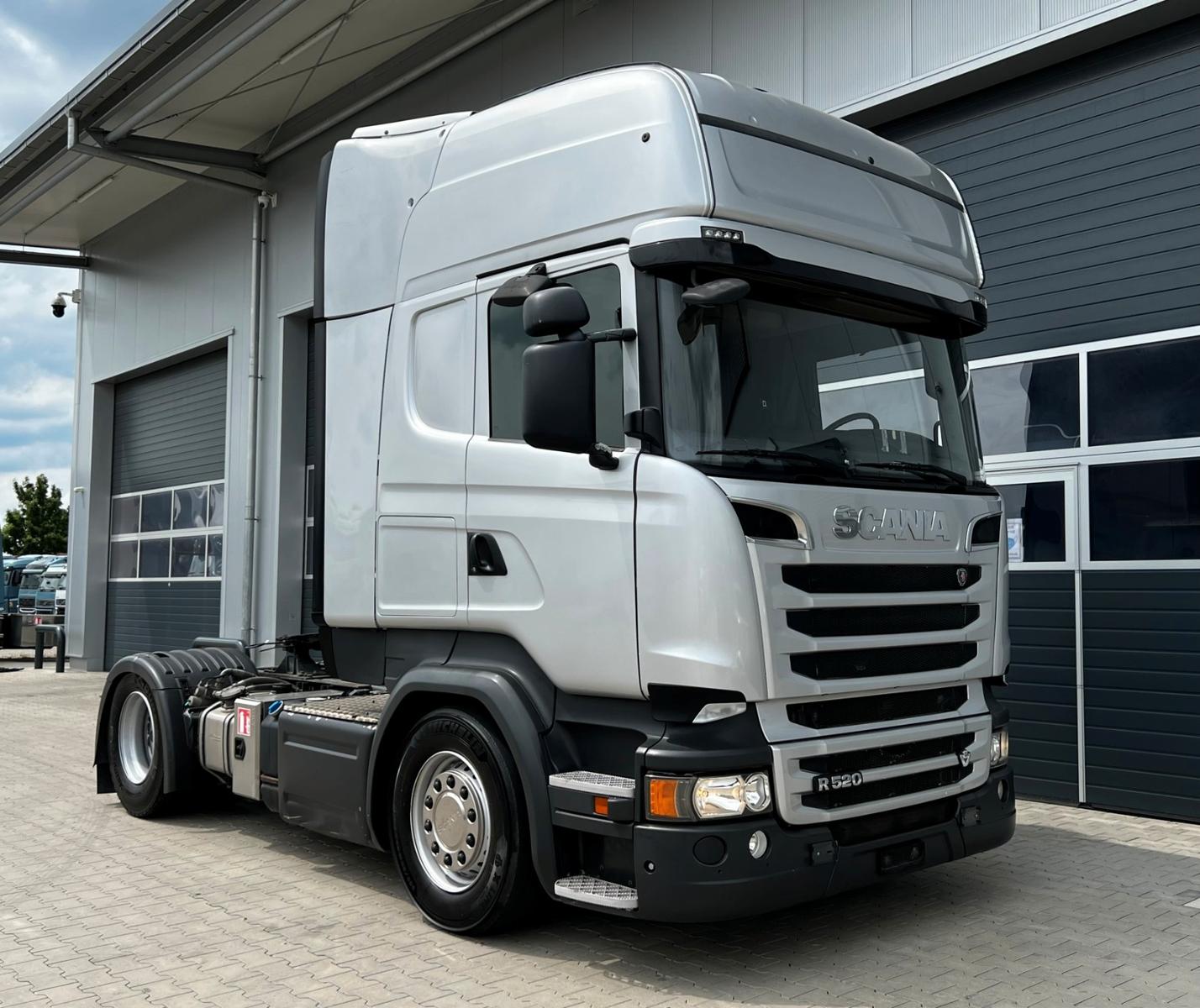 Scania R520,V8,Kippu.Schubbodenhydraulik,Retarde,1.Hand