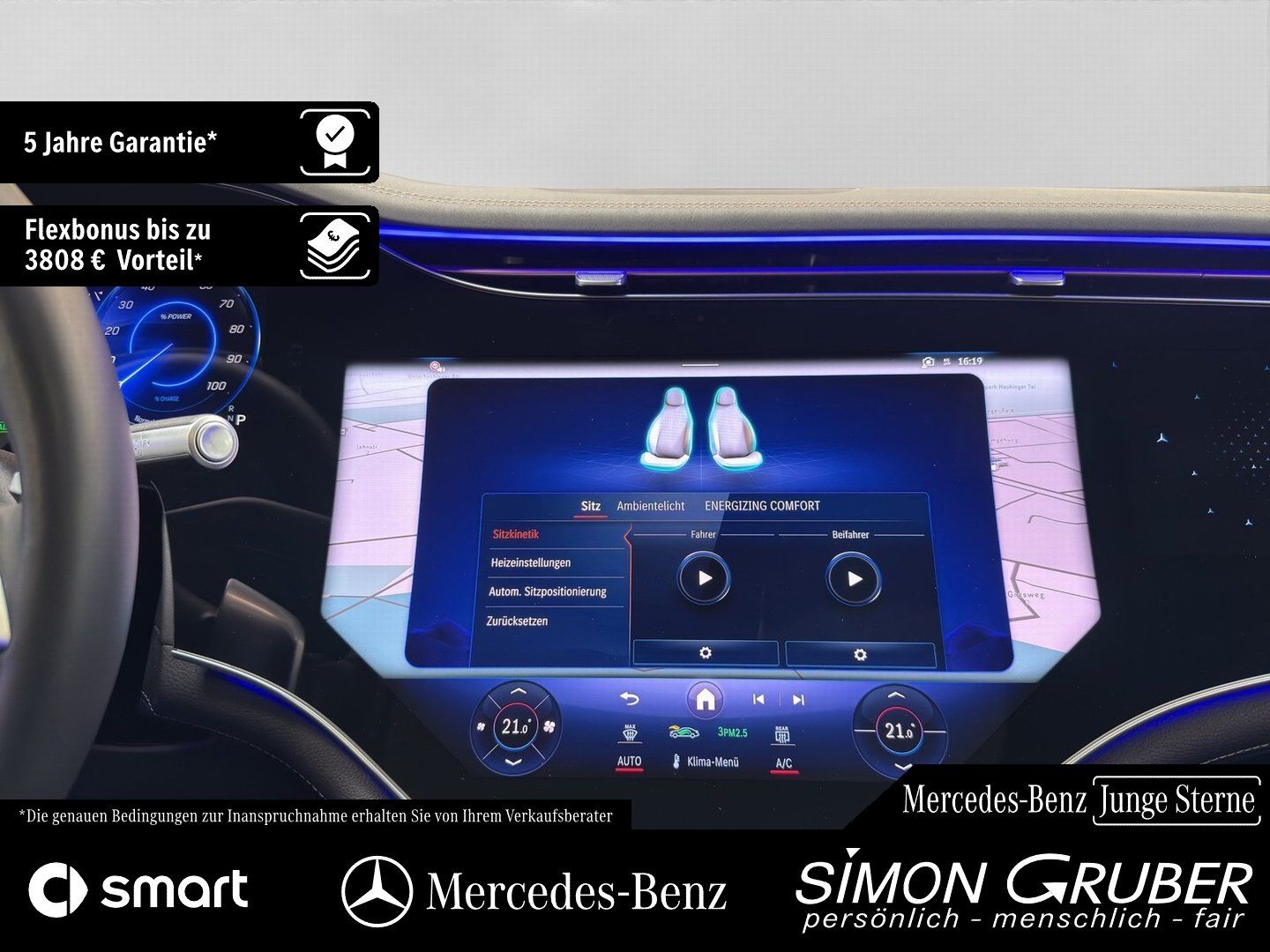 Fahrzeugabbildung Mercedes-Benz EQS 450 4M SUV Pano Hyper AHK Mod 2026 118kwh