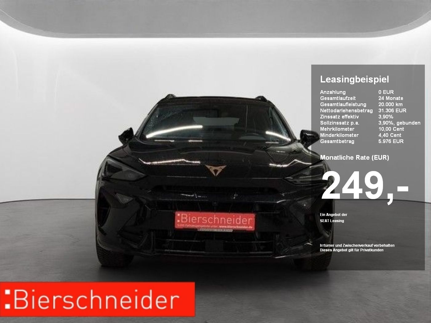 Cupra Formentor 1.5 eTSI DSG ab 249.- 990 ANZAHLUNG AL