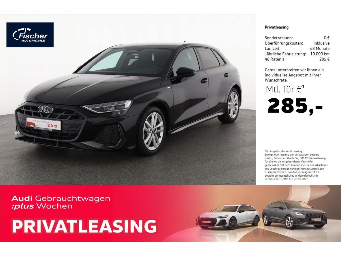Audi A3 Sportback 35 TDI S line ACC/RFK/NAV/AHK-Vorb.