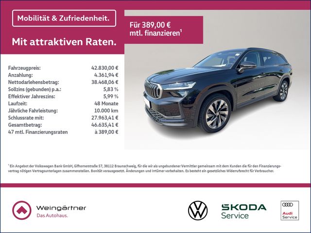 Kodiaq 2.0 TDI 4x4 Selection, AHK, Navi, HuD, Le