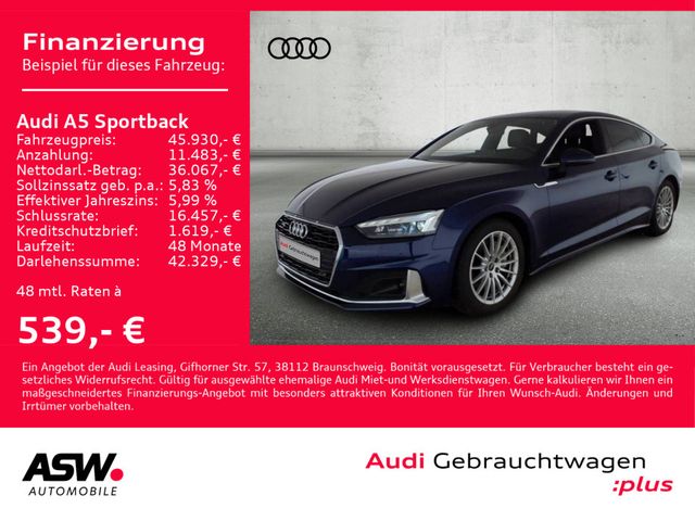 Audi A5 Sportback Sline 40TFSI quattro Navi Matrix AC