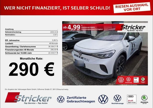 Volkswagen ID.4  Pro Performance 150/77 290,-ohne Anzahlung