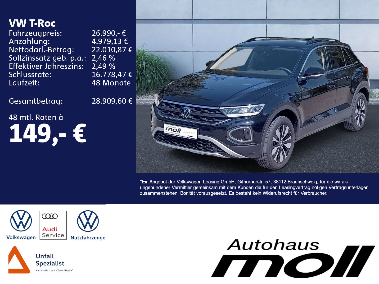 Volkswagen T-Roc GOAL 1.5 TSI DSG Navi Kamera ACC foto 2