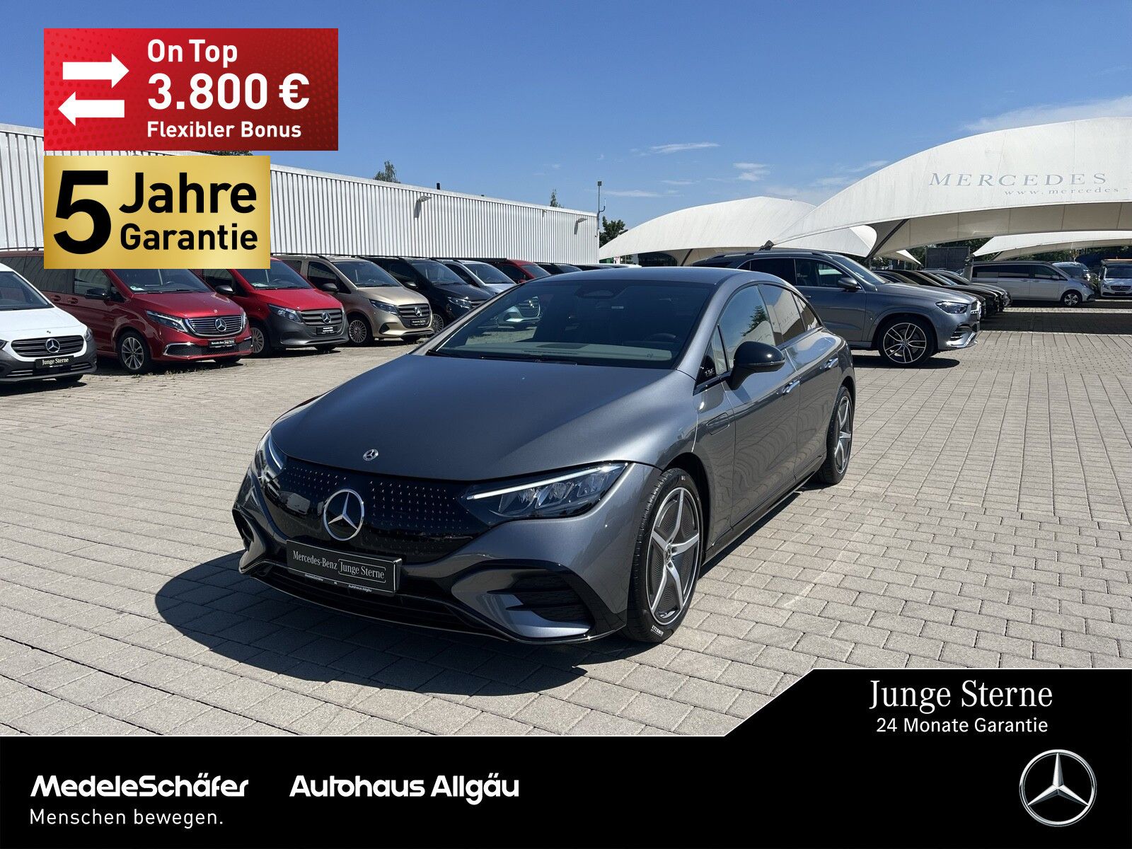 MERCEDES-BENZ EQE 350+ AMG Night 20" Memory Abrisskante LED