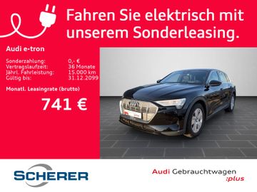Audi Leasingangebot: Audi e-tron 50 quattro 230 kW SOH:100% AHK NAVI HUD S