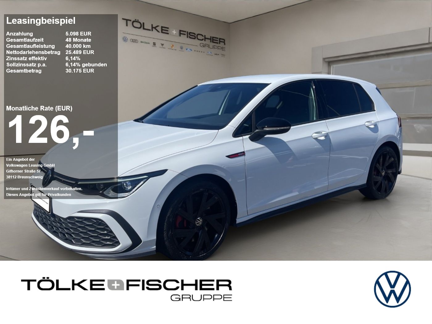 Volkswagen Golf VIII 2.0 TSI GTI ACC AUT Kam. Navi Sportp.