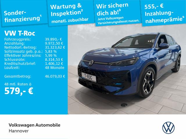 Volkswagen T-Roc 1.5 eTSI DSG R-Line Navi AHK Kamera HUD AC