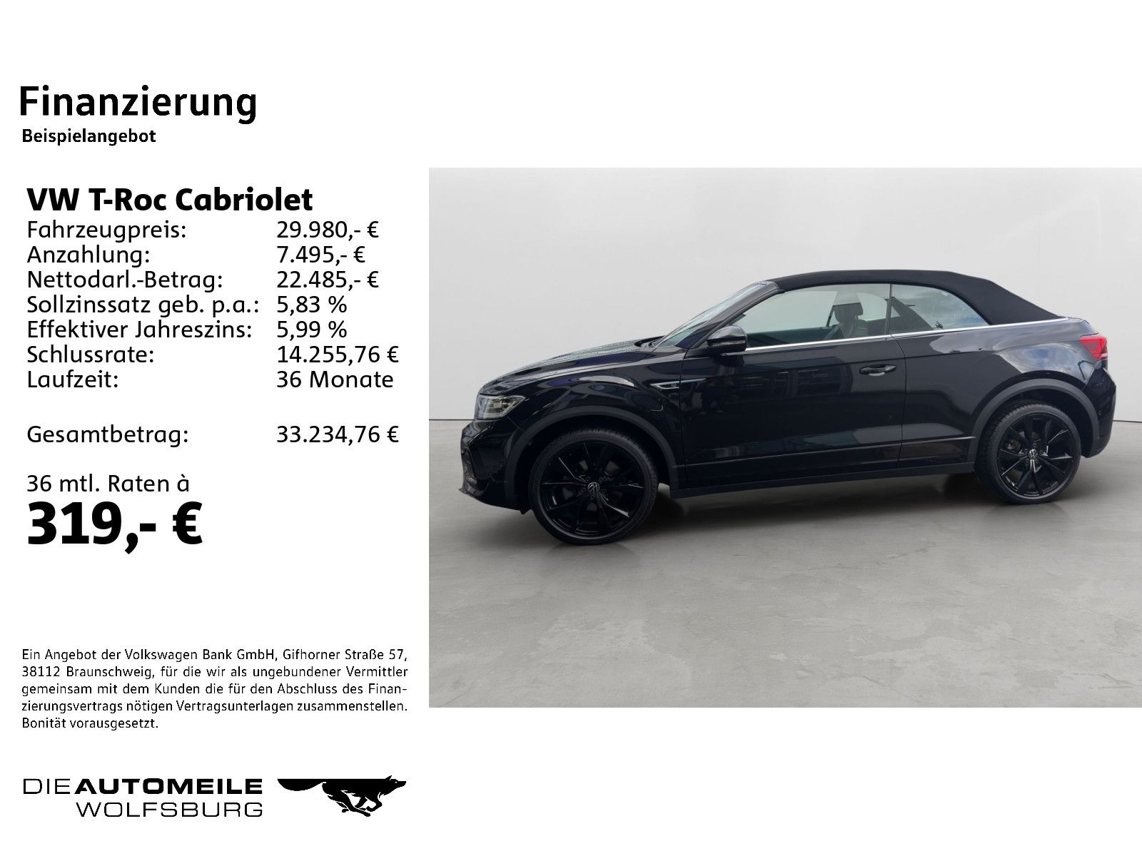 Volkswagen T-Roc Cabrio 1.5 TSI DSG R-Line Rückfahrkam App foto 2