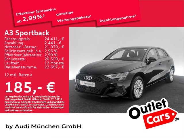 Audi A3 Sportback 40 TFSI e S tronic AHK/Virtual+/Nav