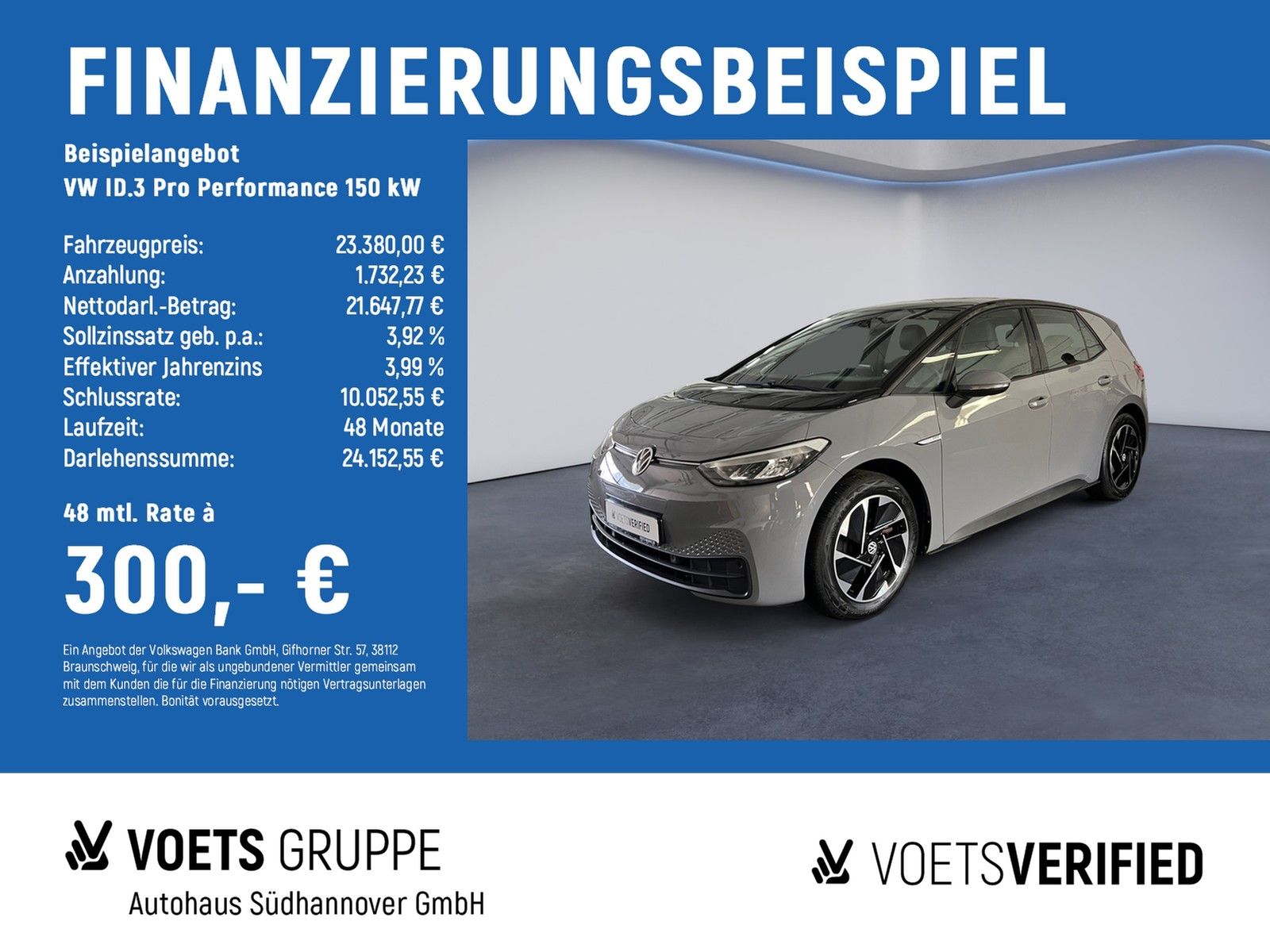 Volkswagen ID.3 Pro Performance 150 kW Wärmepumpe+LED+ACC