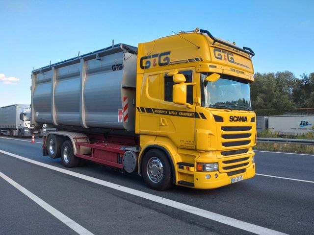 Scania R 730 Abroller  voll Luft