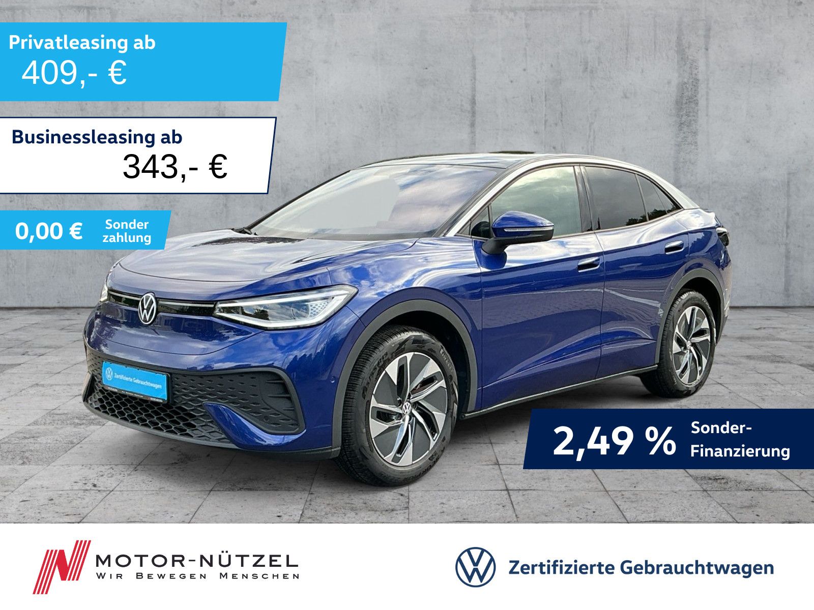 Volkswagen ID.5 Pure 125kw 5JG+MATRIX+PANO+HARMAN+WäPu+HuD