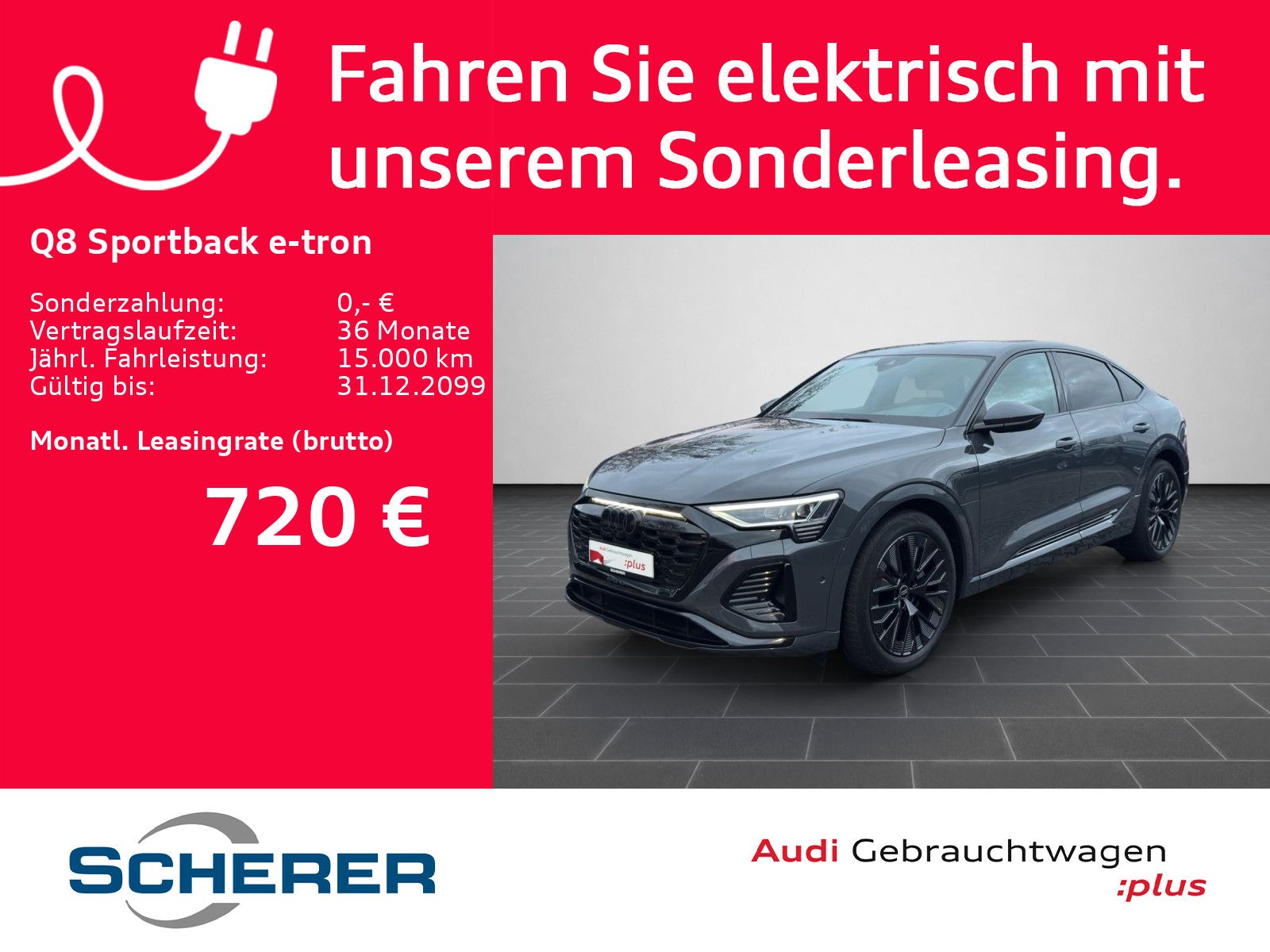 Audi Q8 Sportback e-tron 55 e-tron quattro NAVI KAMER