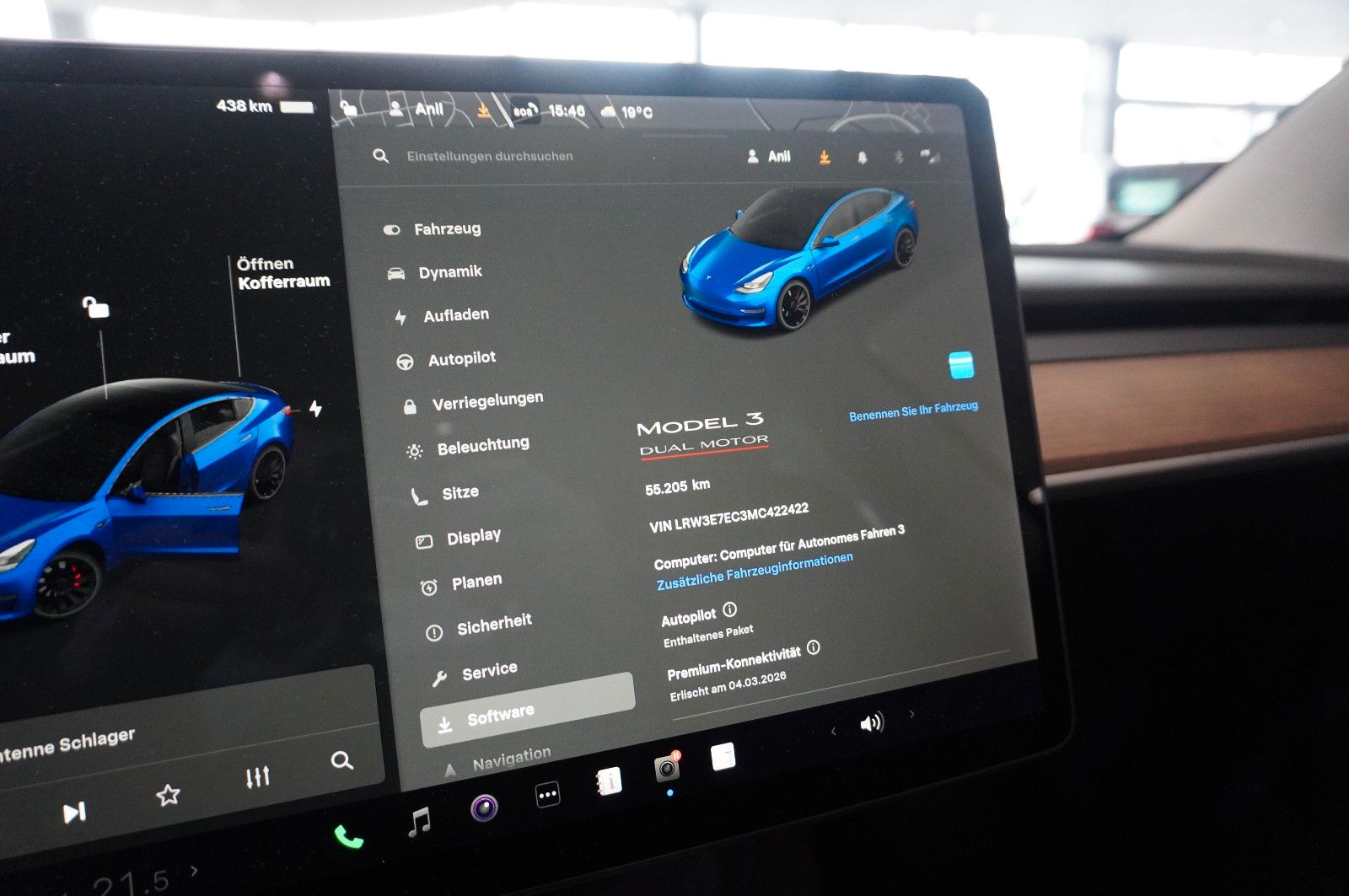 Fahrzeugabbildung Tesla Model 3 PERFORMANCE DUAL-MOTOR NAVI/LED/KAMERA