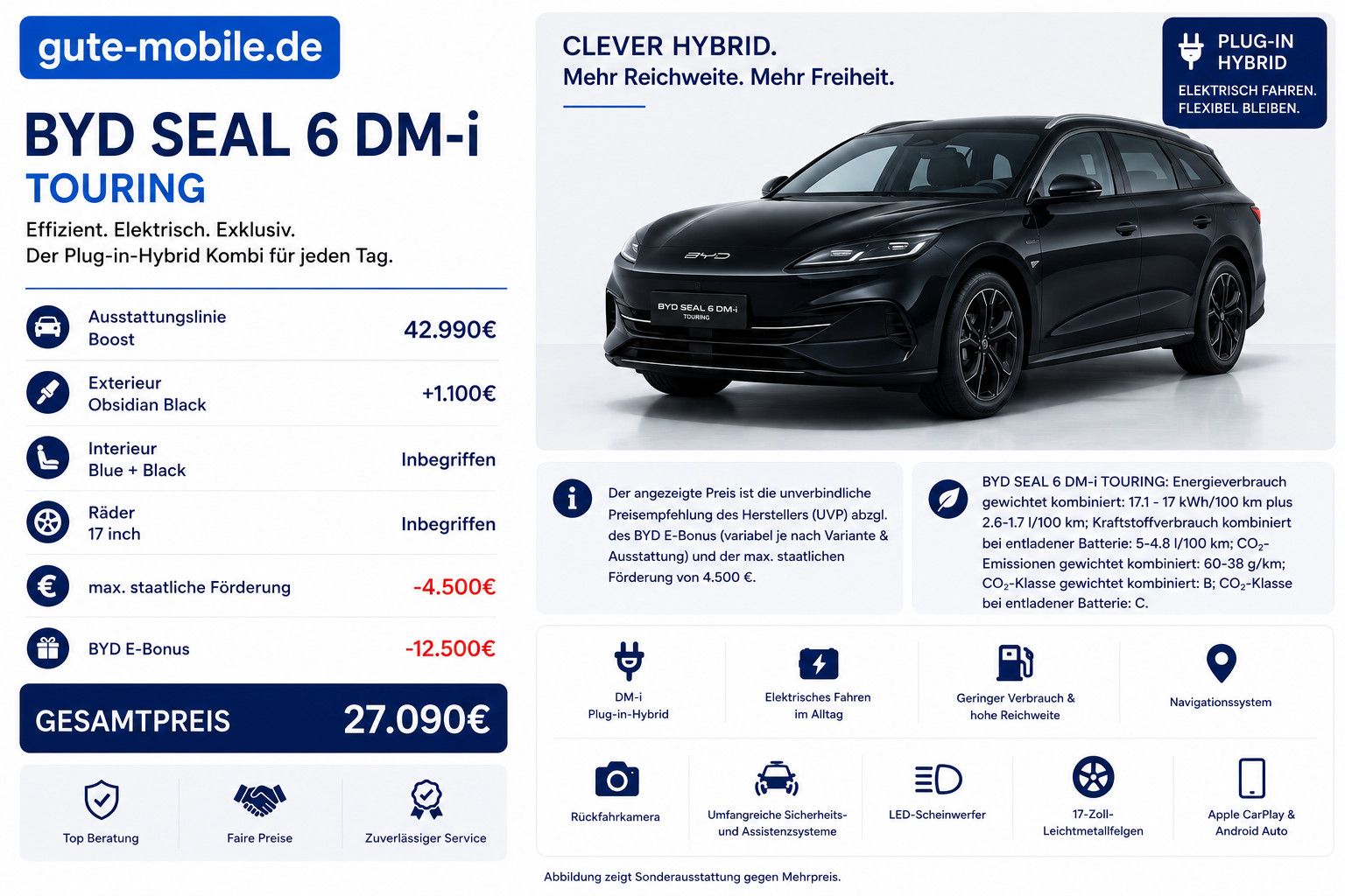 BYD Seal 6 DM-i Touring Boost