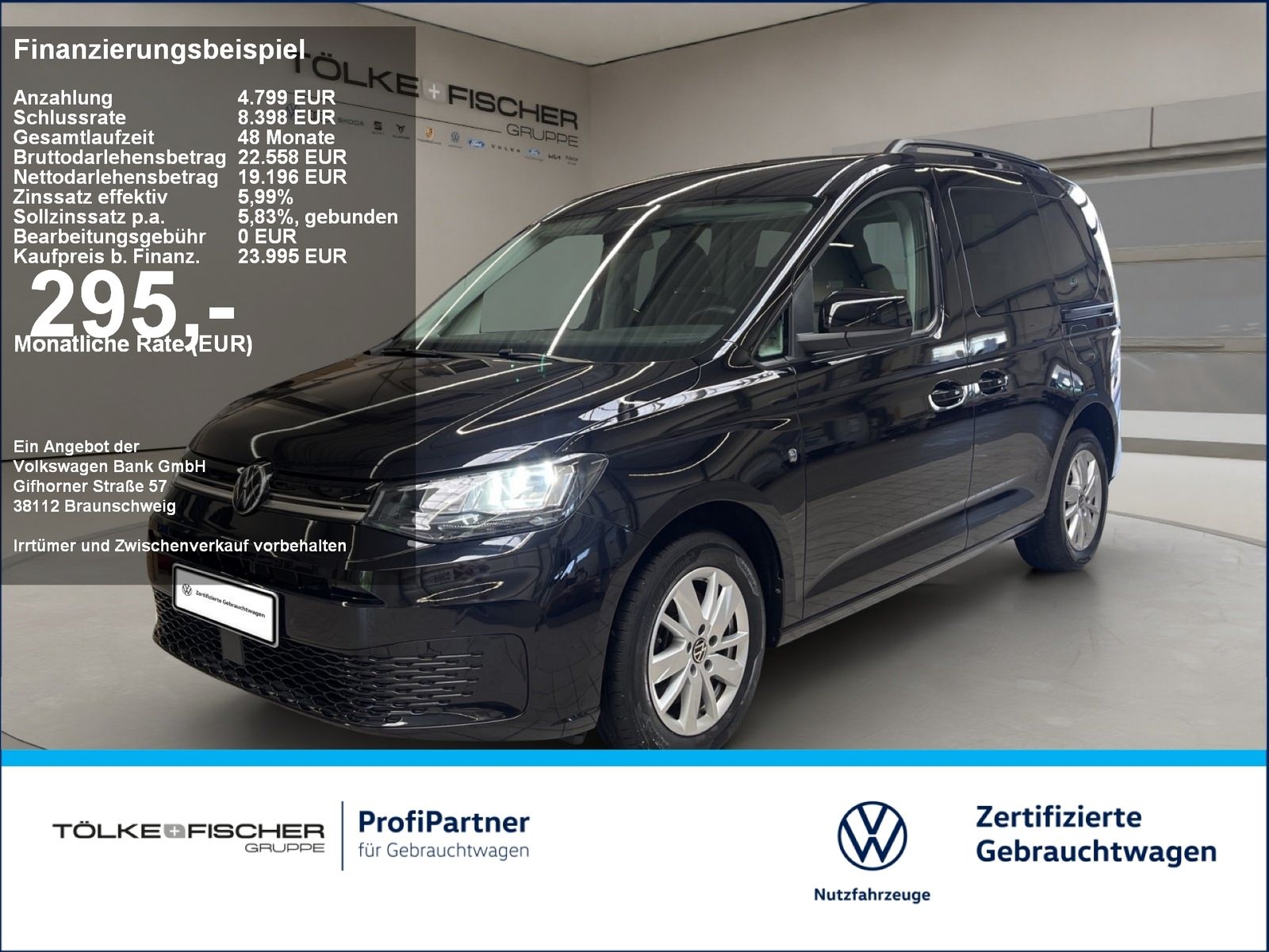 Volkswagen Caddy 1.5 TSI Life ACC KlimaA. LM PDC 2xKlima