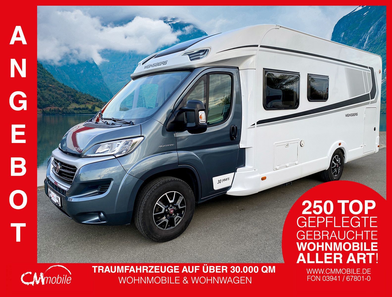 Weinsberg
 Caraloft 700 MEH 30 Years - Einzelbetten -
