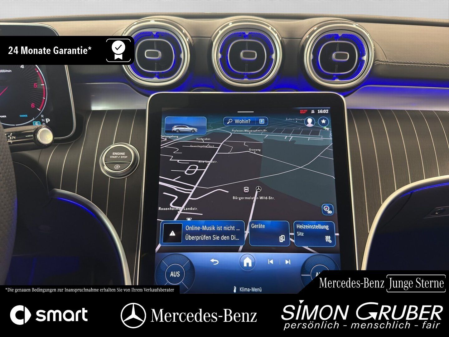 Fahrzeugabbildung Mercedes-Benz C 200 Td Edition AMG Line Memory LED 360 AHK