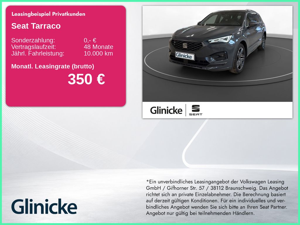 Seat Tarraco 1.4 eHybrid FR AHK Pano LED LM 19" Navi 