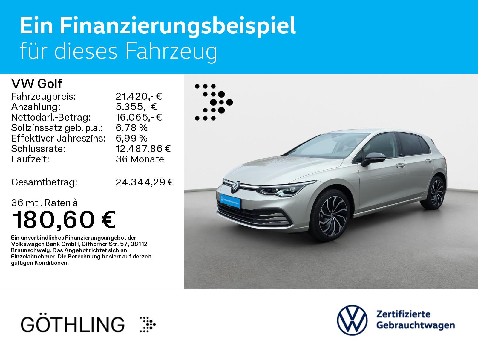 Volkswagen Golf Life MOVE 1.5 eTSI DSG*NAVI*LED+*ACC*SHZ*Am, миниатюра 25