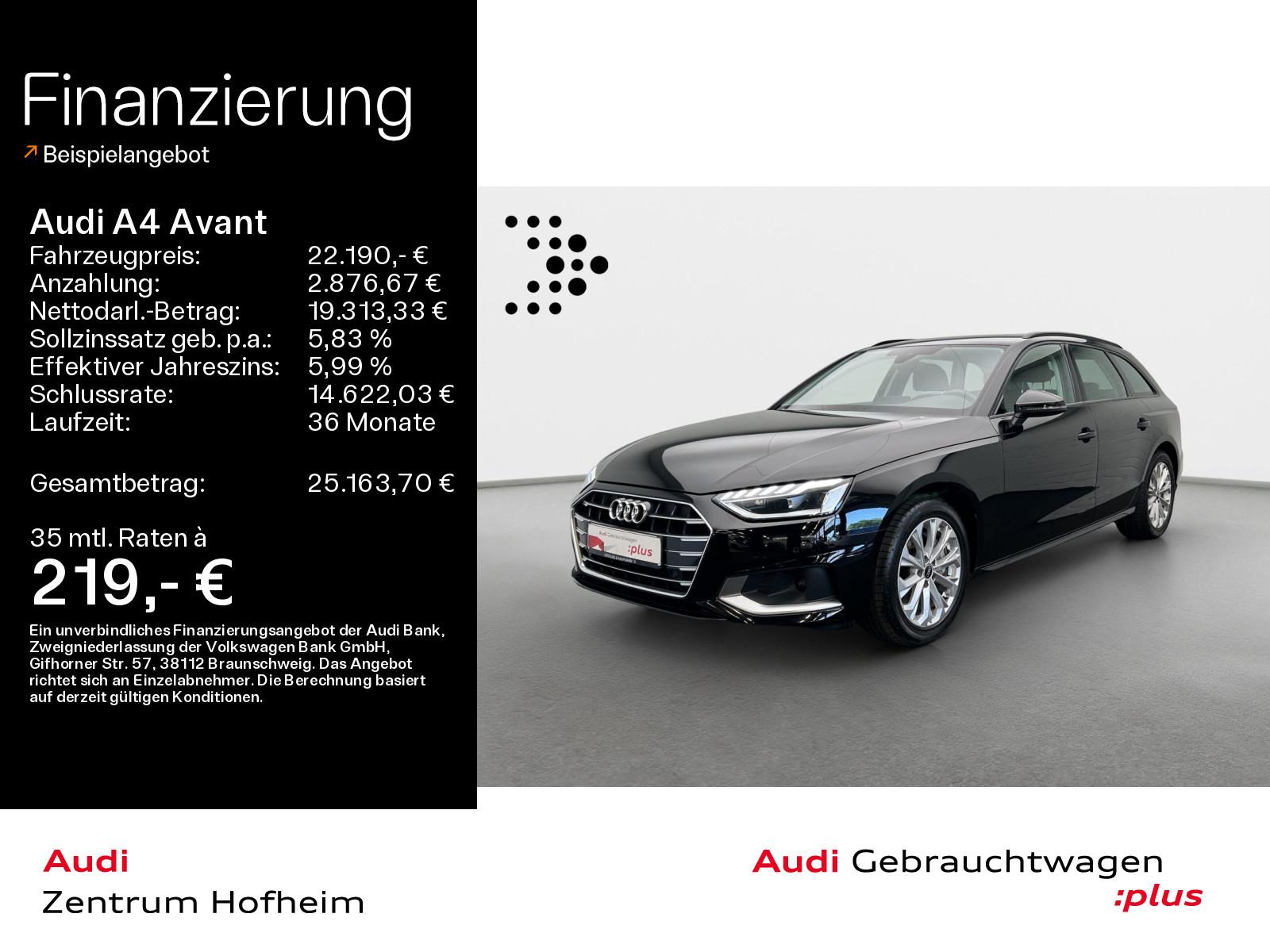 Audi A4 Avant 40 TDI Advanced S tro*LED*Navi+*Teilled