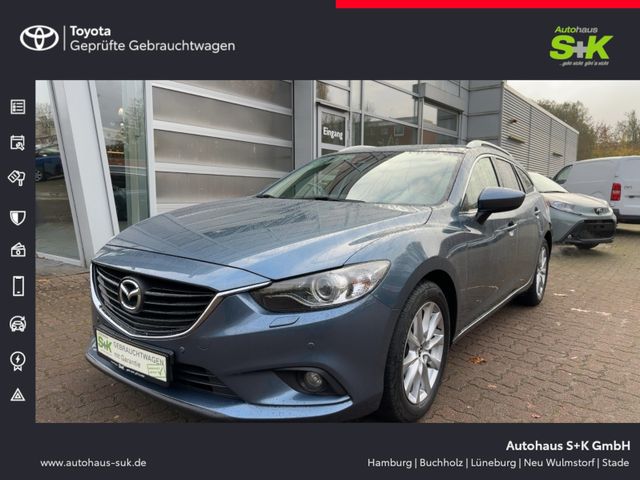 Mazda 6 Kombi+PDC vo.+hi. / SHZ / Tempomat / Totwinkel