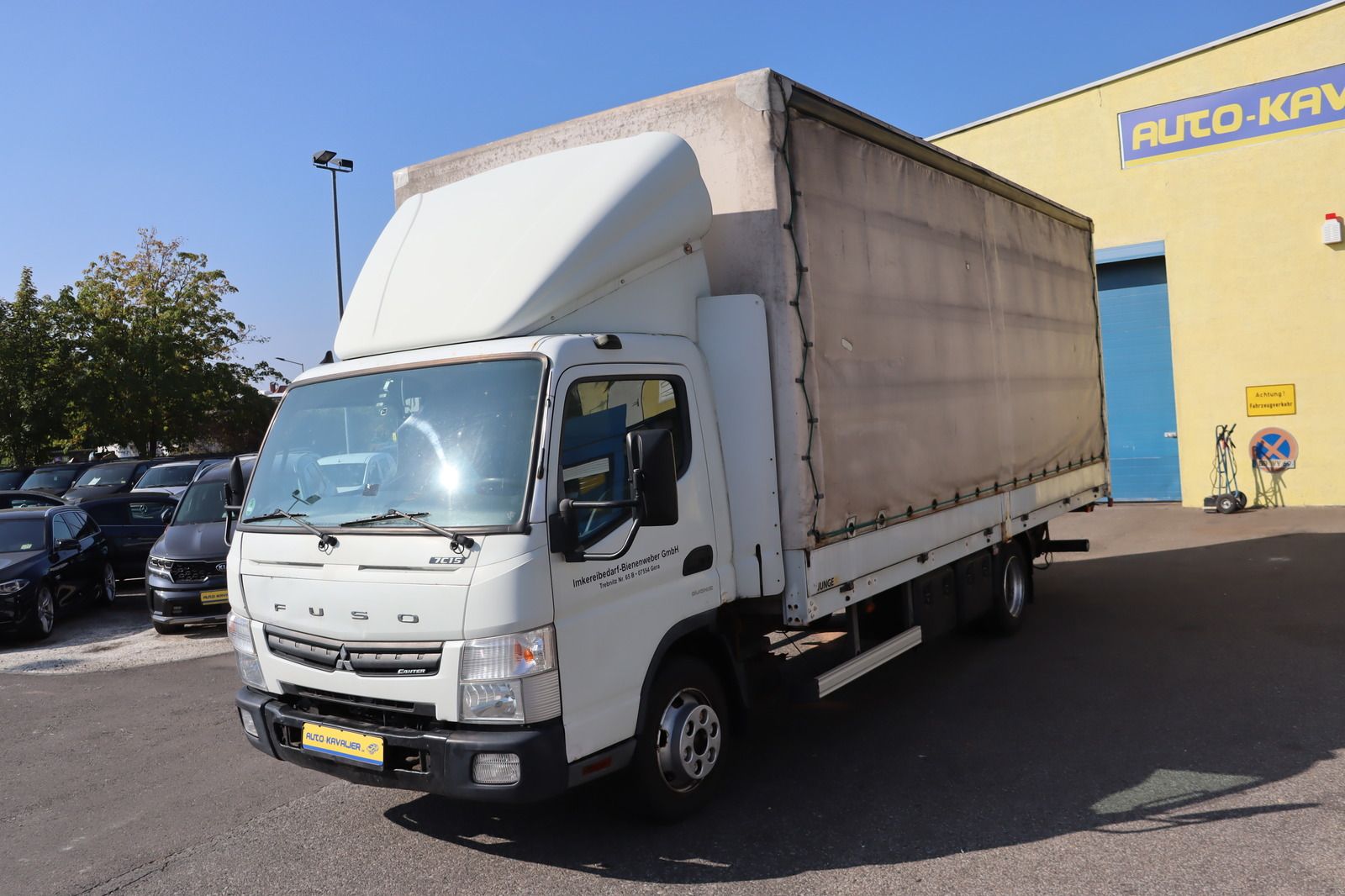 Fahrzeugabbildung Mitsubishi Fuso Canter Duohic 7L15 Plane Ladebordwand