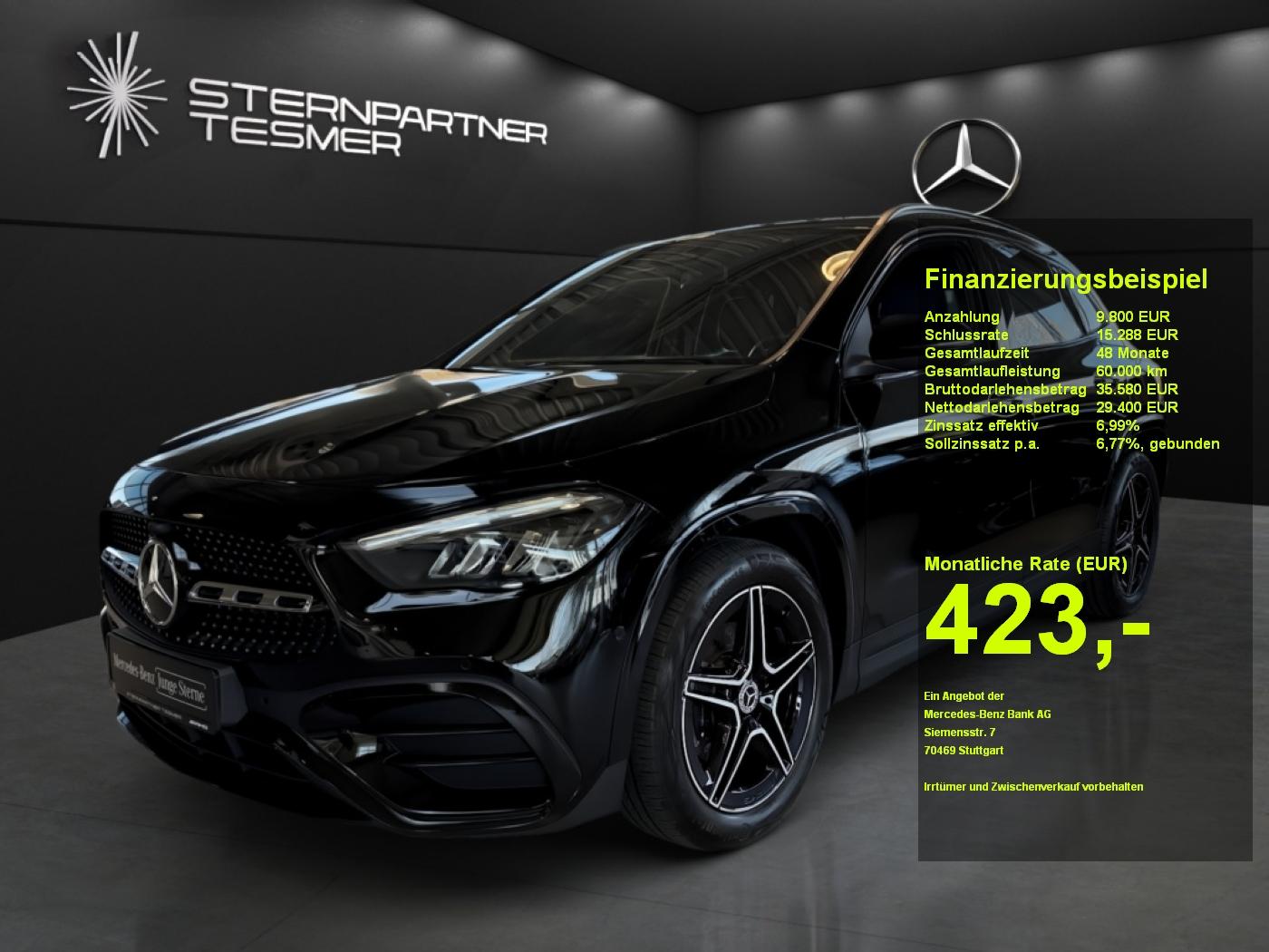 Mercedes-Benz GLA 200 d AMG+NIGHT+AHK+KEYLESS+KAMERA+AMBIENTE