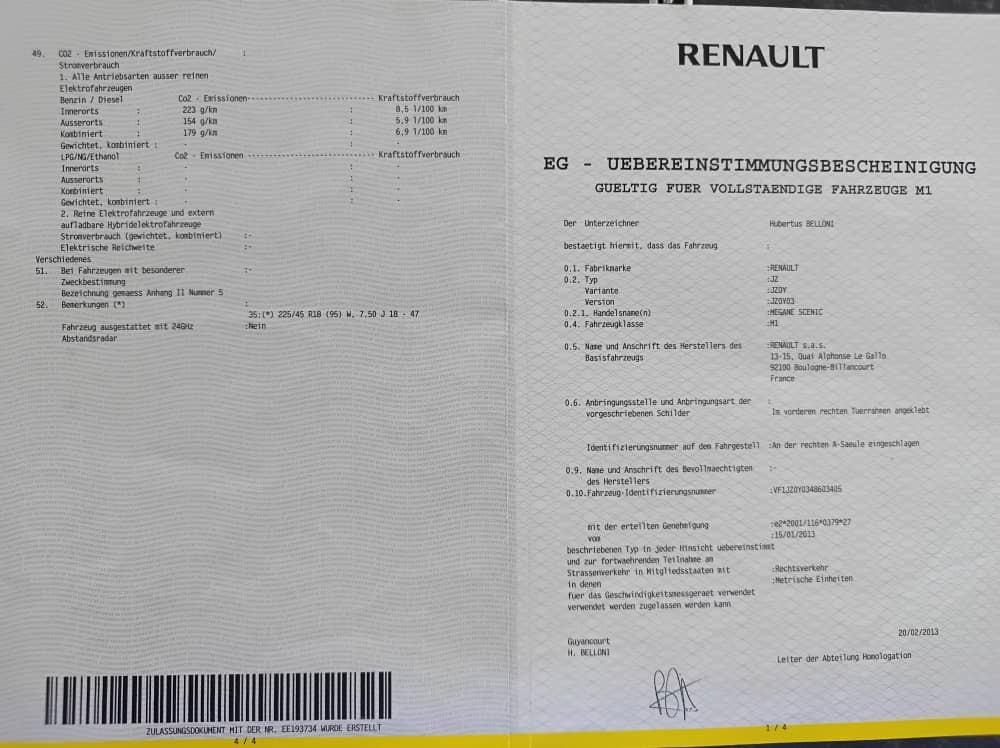 Renault Scénic III - 2.0 liters