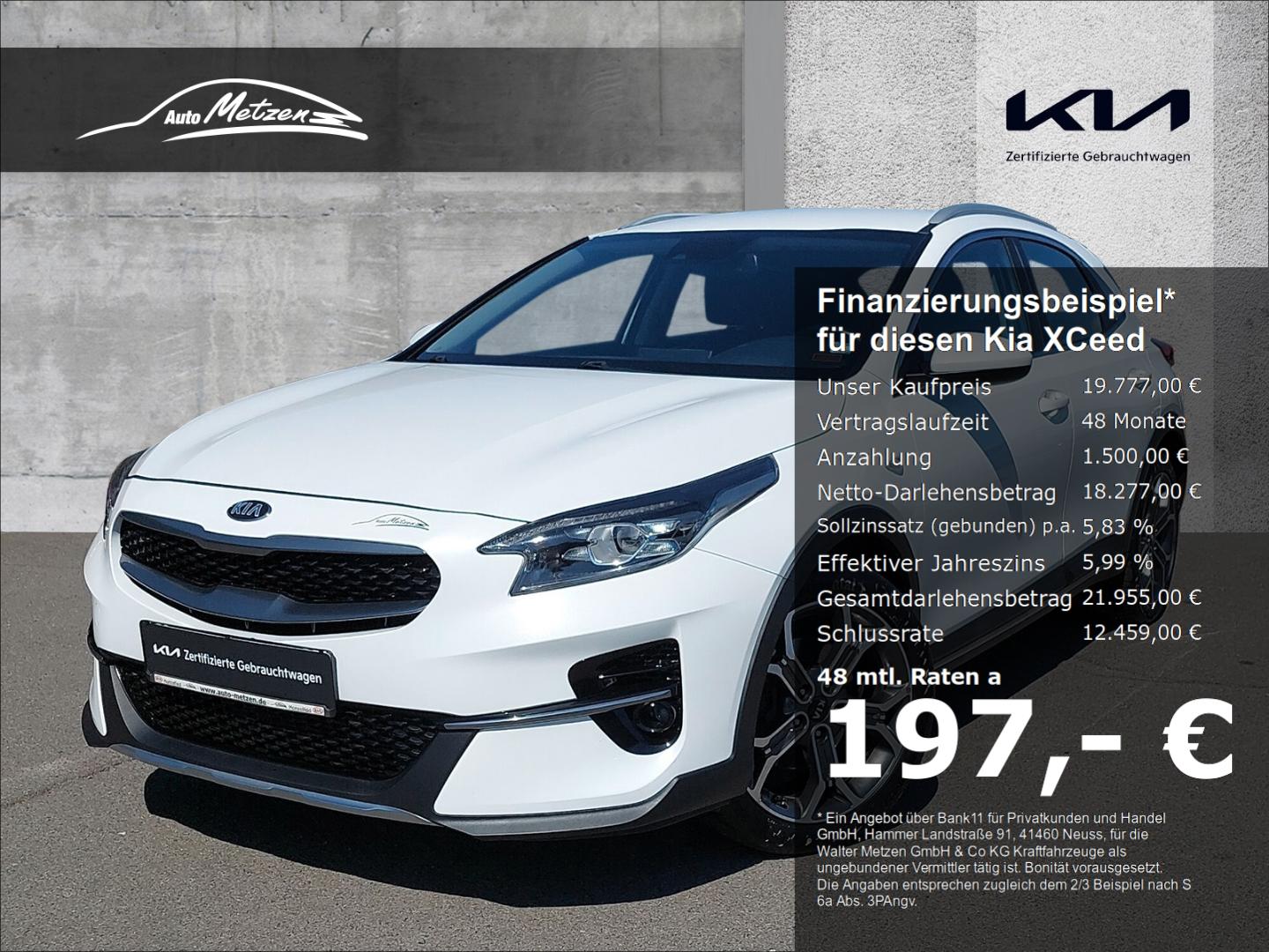 Kia XCeed 1.5 T-GDI DCT Vision Navi Digitales Cockpi