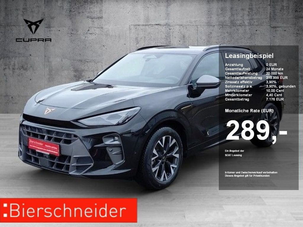 Abbildung Leasingangebot Cupra Terramar 1.5 TSI DSG ab 289.- 0.- Anzahlung eSIT