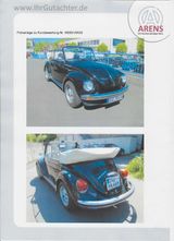 Volkswagen Käfer Cabrio 1303 LS VW 1600 - aus 1976: Roadster