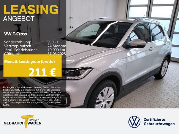 Volkswagen T-Cross 1.0 TSI STYLE NAVI LED KAMERA VIRTUAL