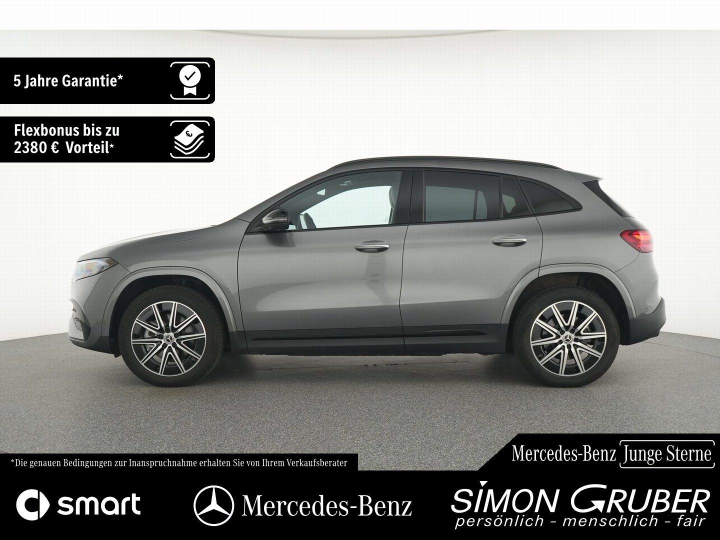 Fahrzeugabbildung Mercedes-Benz EQA 250+ AMG Night Pano Burm HUD Leder 360 AHK