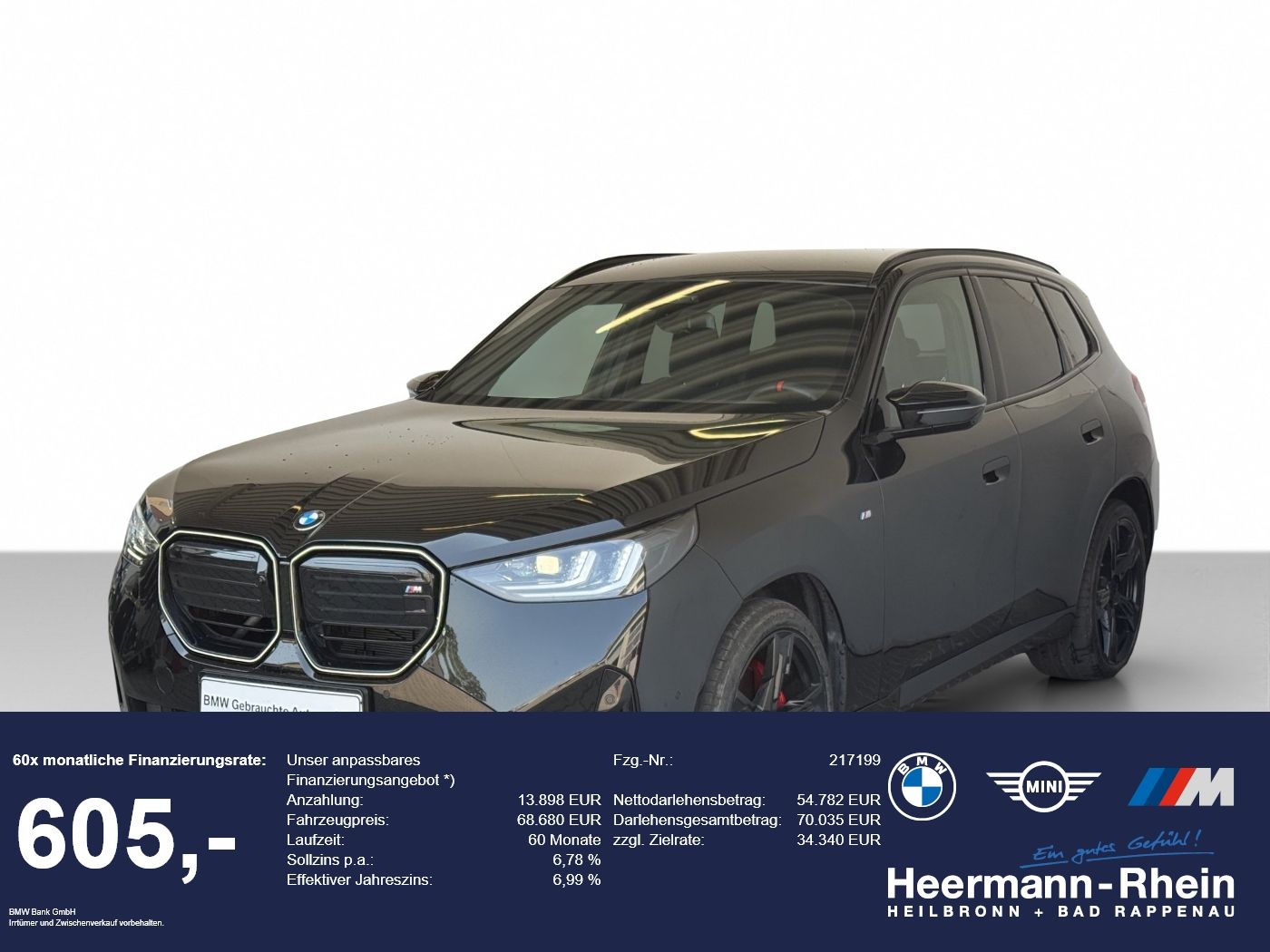 BMW X3 M50 xDrive M Sport Pro LiveCock.Stand.LED.AHK