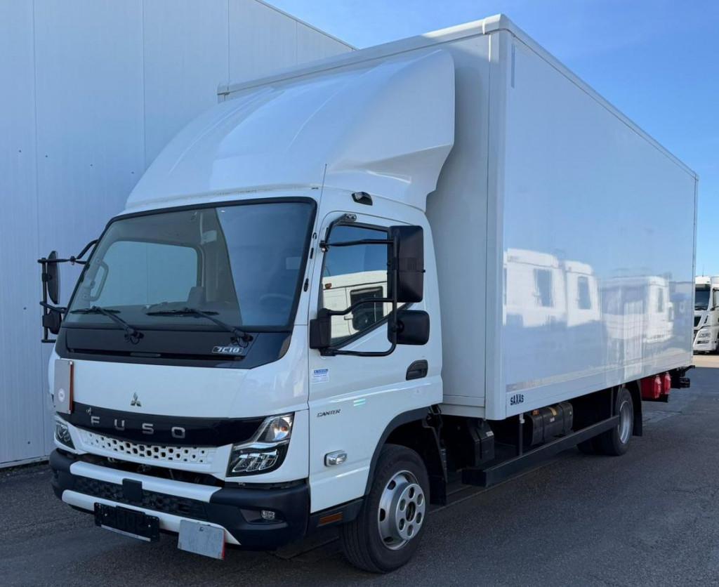 FUSO Canter 7C18 3-Sitzer Klima Koffer Ladebordwand
