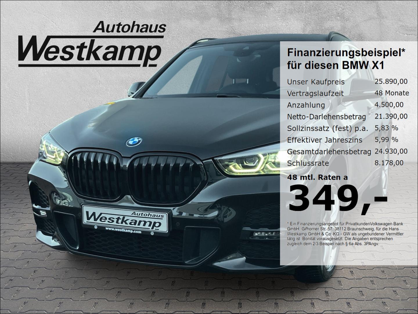 BMW X1 sDrive 18 i Aut. M Sport  Anh.Kpl. Kamera Led