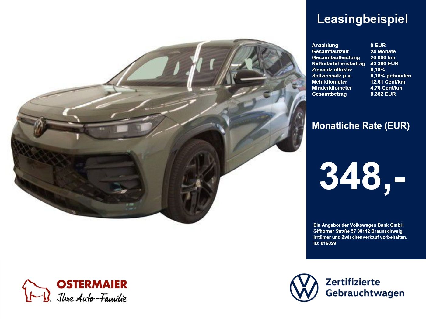 Volkswagen Tayron R-LINE BLACK 2.0TDI 193PS DSG 4M NP.77T.7