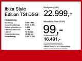 Seat Ibiza Style Edition TSI DSG LED Navi SHZG Winter - mit Benzin-Antrieb: Grau, Limousine