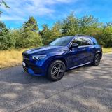 Mercedes-Benz GLE 450 4MATIC AMG-AHK-BURMESTER- Sehr gepflegt - blaue Mercedes-Benz GLE 450