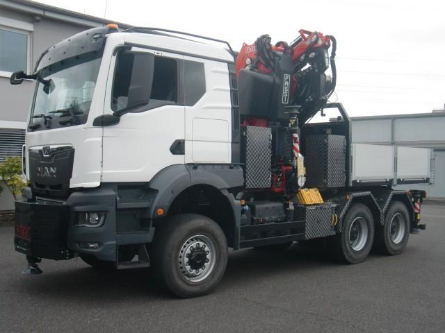 MAN TGS 33.470 BB 6x6 Fassi macara F455 RA Winde JIB