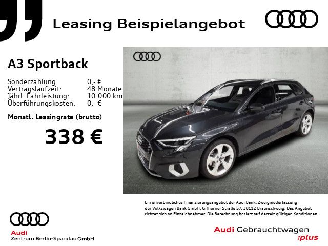 Audi A3 Sportback 40 TFSI e S line int. S tronic