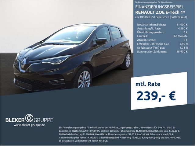 Renault ZOE E-Tech 1 Zoe R110/Z.E. 50 Experience (Batte