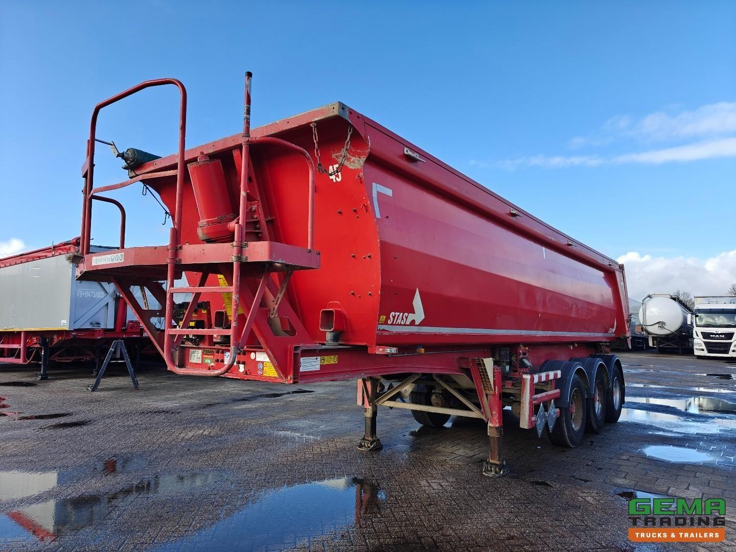 Stas S300CX 3-Achs BPW - Kipper 28 m³ - Aluminium/Alu