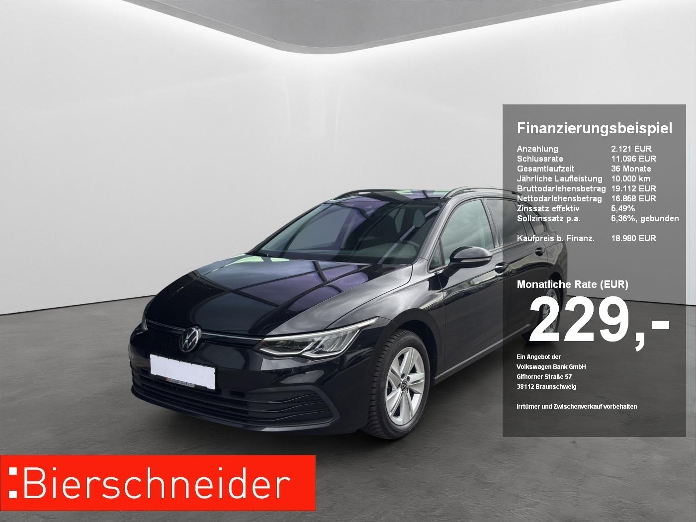 Volkswagen GOLF 8 VARIANT 2.0 TDI LIFE DSG+LED+NAVI+AHK