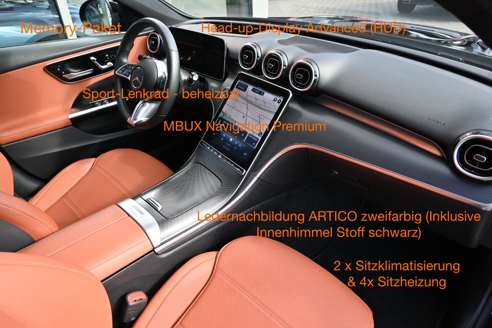 Fahrzeugabbildung Mercedes-Benz C 400 e 4M. NIGHT °ACC°AHK°HUD°MEMO°PANO°SITZKLI