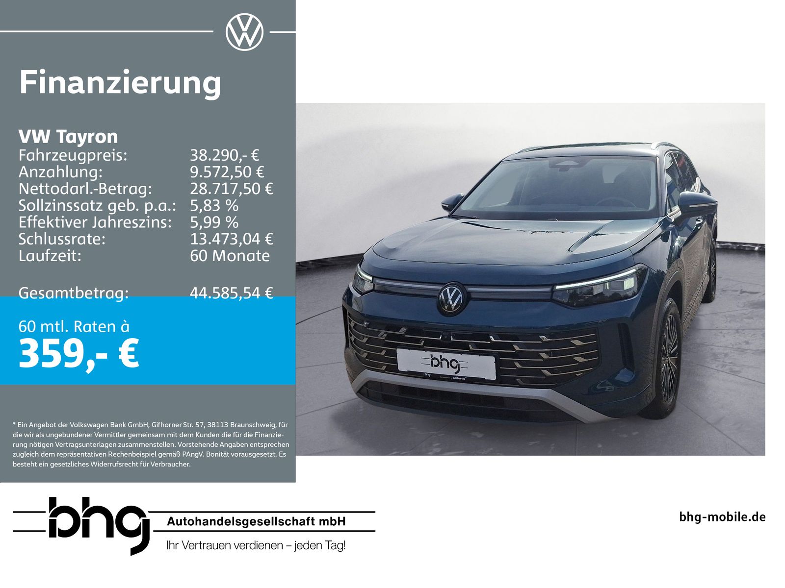 Volkswagen Tayron 1.5 eHybrid DSG ELEGANCE